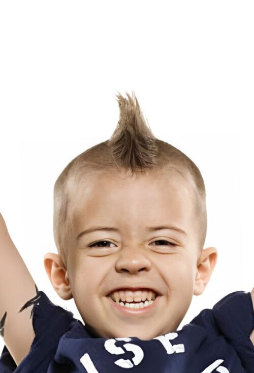 bonsai kids mohawk hair style with Bonsai kids Hair Gel