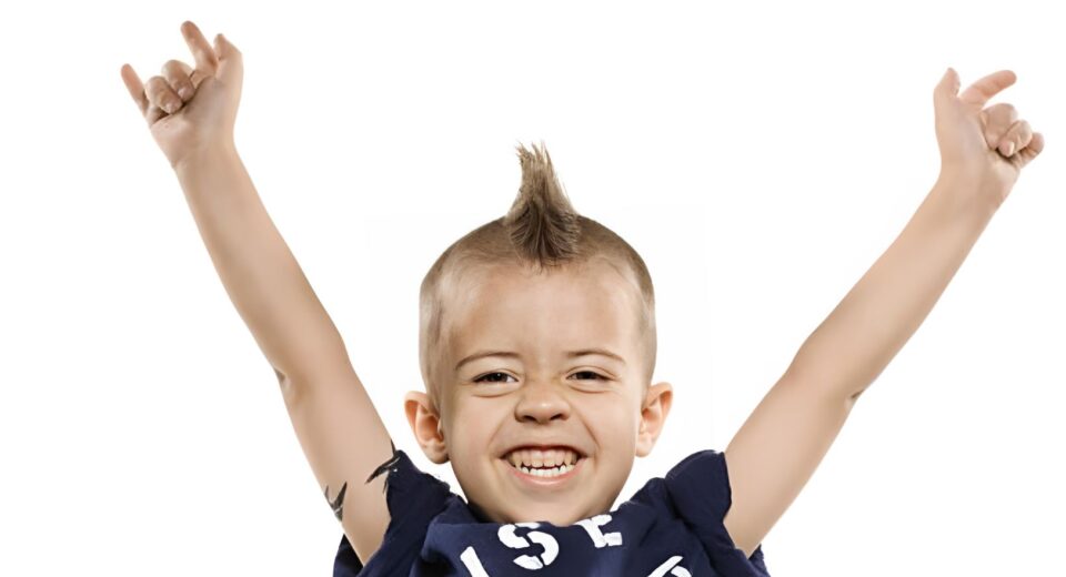 bonsai kids mohawk hair style with Bonsai kids Hair Gel
