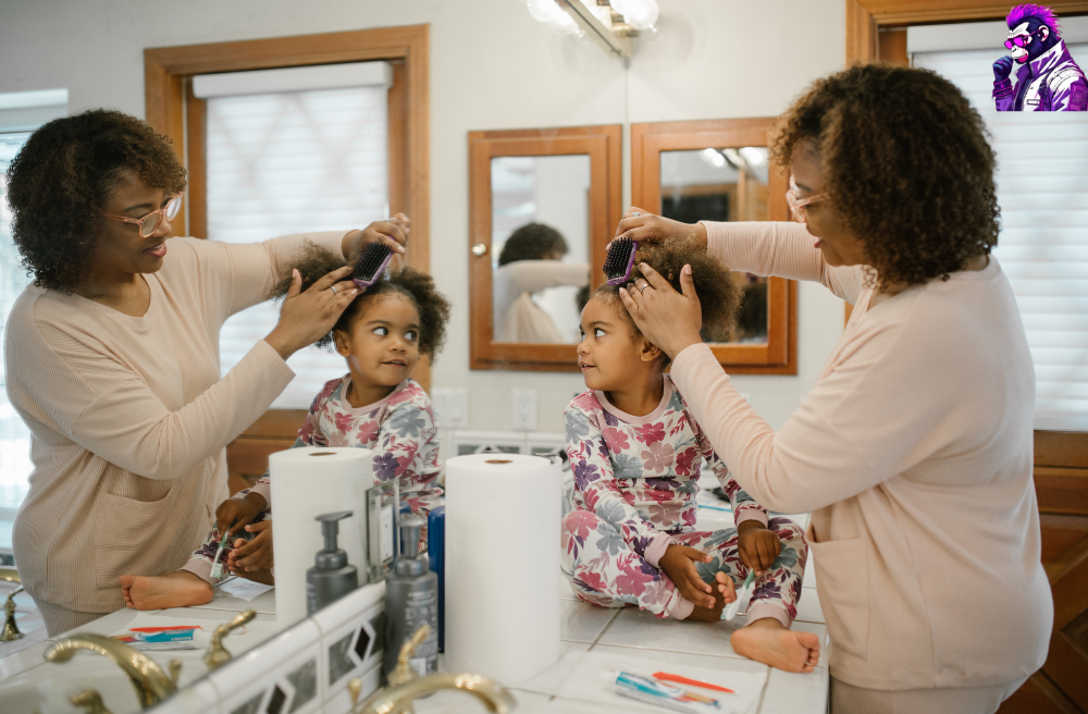 How to Detangle Your Child’s Curly Hair Without Tears - Distract and Comfort