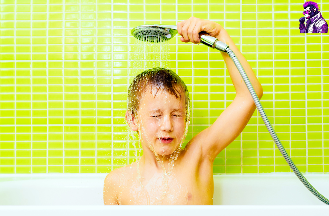 How to Protect Kids' Hair from Chlorine and Saltwater - Saturate Hair with Fresh Water